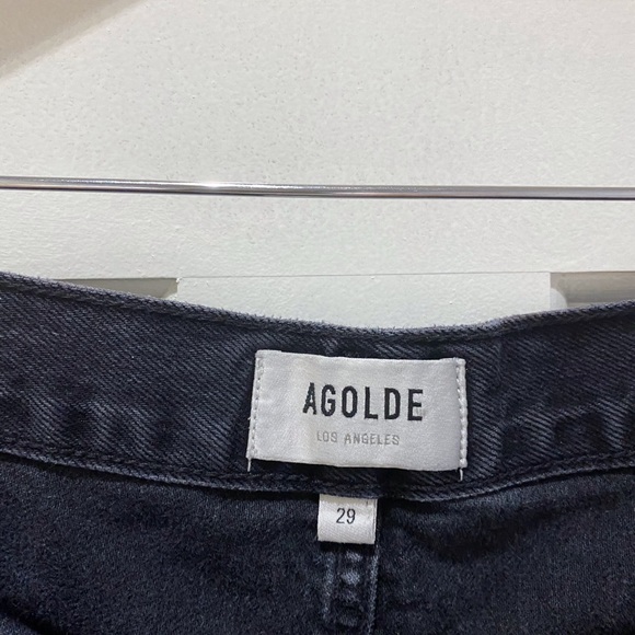 Agolde Criss Cross Upsized Short in Photogram - Picture 7 of 10